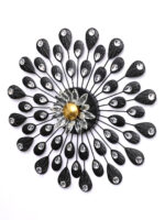 Black Metal LED Wall Lamp - Image 4