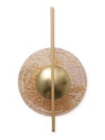 Amber Glass LED Wall Lamp - Image 2