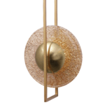 Amber Glass LED Wall Lamp