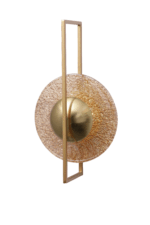 Amber Glass LED Wall Lamp