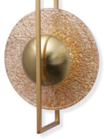 Amber Glass LED Wall Lamp - Image 6