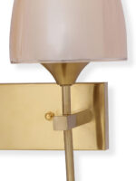 Amber Glass Double Holder Wall Light (Bulb Not Included) - Image 7