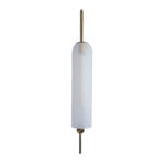 White Frosted Glass Wall Light (Long Filament Bulb Included) - Image 2