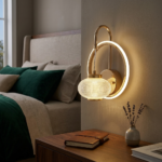 Proudome 3 Color Mode LED Wall Light – Modern Halo Ring Decorative Wall Sconce - Image 3