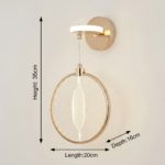 Proudome 3 Color Mode LED Wall Light with Acrylic Diffuser – Modern Decorative Wall Sconce - Image 7