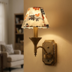 Proudome Vintage Fabric Shade Wall Light | Decorative Floral Wall Lamp for Elegant Interiors (Bulb Not Included) - Image 3