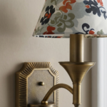 Proudome Vintage Fabric Shade Wall Light | Decorative Floral Wall Lamp for Elegant Interiors (Bulb Not Included) - Image 5