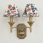Proudome Double Fabric Shade Wall Light | Vintage Designer Wall Sconce for Elegant Interiors (Bulb Not Included) - Image 2