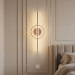 Proudome Rose Gold 3 Color Mode LED Wall Light | Modern Designer Ring Wall Sconce - Image 3