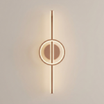 Proudome Rose Gold 3 Color Mode LED Wall Light | Modern Designer Ring Wall Sconce