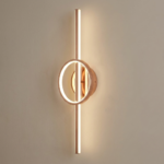 Proudome Rose Gold 3 Color Mode LED Wall Light | Modern Designer Ring Wall Sconce - Image 5