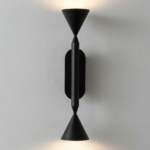 Proudome Up Down LED Wall Light | Modern Black Decorative Wall Fixture