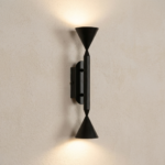 Proudome Up Down LED Wall Light | Modern Black Decorative Wall Fixture - Image 4