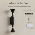 Proudome Up Down LED Wall Light | Modern Black Decorative Wall Fixture - Image 7