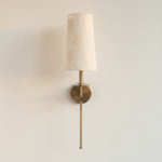 Proudome Decorative Fabric Shade Wall Light | Modern Gold Finish Wall Sconce (Bulb Not Included) - Image 2