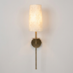 Proudome Decorative Fabric Shade Wall Light | Modern Gold Finish Wall Sconce (Bulb Not Included) - Image 4
