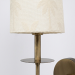Proudome Decorative Fabric Shade Wall Light | Modern Gold Finish Wall Sconce (Bulb Not Included) - Image 5