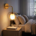 Amber Glass Hanging Wall Light (Bulb Not Included) - Image 3