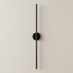 Black Metal LED Wall Light - Image 2