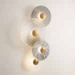 Proudome 3 Color Mode LED Decorative Glass Wall Light | Modern Designer Wall Sconce - Image 5