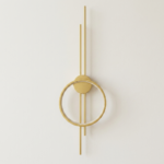Proudome 3 Color Mode LED Ring Wall Light | Modern Gold Designer Wall Sconce - Image 3