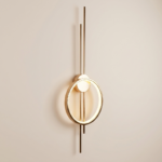 Proudome 3 Color Mode LED Ring Wall Light | Modern Gold Designer Wall Sconce - Image 6