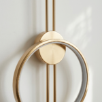 Proudome 3 Color Mode LED Ring Wall Light | Modern Gold Designer Wall Sconce - Image 7