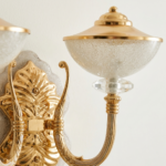 Proudome 3 Color Mode LED Acrylic Wall Light | Decorative Gold Finish Wall Sconce - Image 6