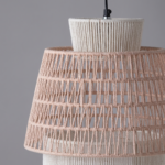 Proudome Japandi Pendant Light | Japanese Scandinavian Woven Thread Ceiling Lamp (Bulb Not Included) - Image 4