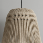 Proudome Japandi Thread Pendant Light | Japanese Scandinavian Ceiling Lamp (Bulb Not Included) - Image 4
