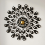 Proudome Luxury Crystal LED Wall Art Light for Modern Designer Interiors - Image 2