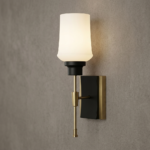Proudome Frosted Glass Wall Light – Modern Decorative Wall Sconce for Elegant Interiors (Bulb Not Included)