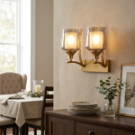 Somkey Glass Double Holder Lamp (Bulb Not Included) - Image 3