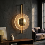 Proudome Amber Glass LED Wall Light – Modern Decorative Wall Sconce for Luxury Interiors - Image 3