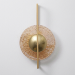 Proudome Amber Glass LED Wall Light – Modern Decorative Wall Sconce for Luxury Interiors - Image 2