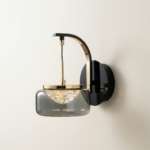 Proudome Smokey Glass 3 in 1 Color Mode LED Wall Light for Luxury Modern Homes