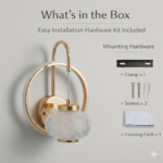 Proudome 3 Color Mode LED Wall Light – Modern Halo Ring Decorative Wall Sconce - Image 8