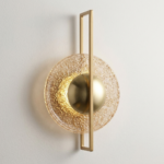 Proudome Amber Glass LED Wall Light – Modern Decorative Wall Sconce for Luxury Interiors - Image 4