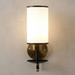 Proudome Frosted Glass Wall Light – Modern Decorative Indoor Wall Sconce (Bulb Not Included) - Image 4