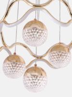 Glow Sphere Wave Chandelier - Image 4