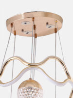 Glow Sphere Wave Chandelier - Image 5