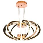 Rose Gold Acrylic Diffuser Chandelier - Image 2