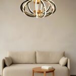 Rose Gold Acrylic Diffuser Chandelier