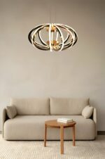Rose Gold Acrylic Diffuser Chandelier