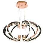 Rose Gold Acrylic Diffuser Chandelier - Image 3