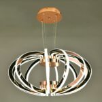 Rose Gold Acrylic Diffuser Chandelier - Image 5