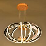 Rose Gold Acrylic Diffuser Chandelier - Image 7