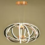 Rose Gold Acrylic Diffuser Chandelier - Image 9