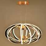 Rose Gold Acrylic Diffuser Chandelier - Image 10