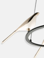 Three Bird LED Acrylic Diffuser Chandelier - Image 6